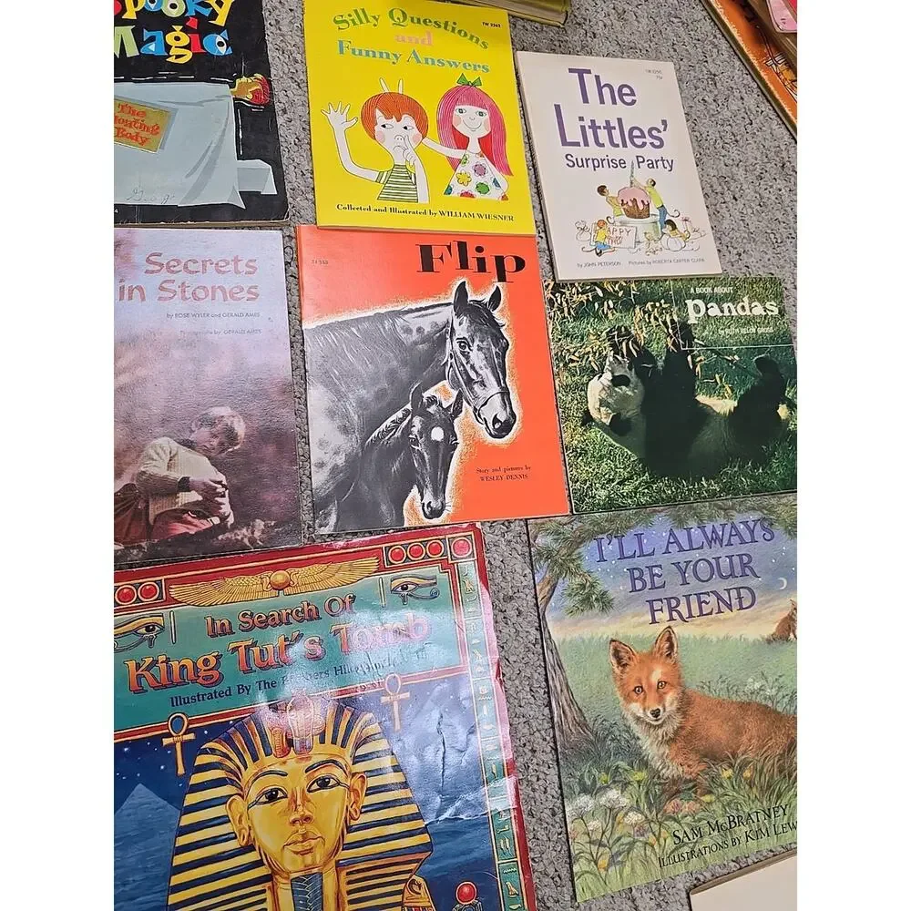 Lot of‎ 15 Vintage Mixed Authors Reading Paperback Children's Story Time Books